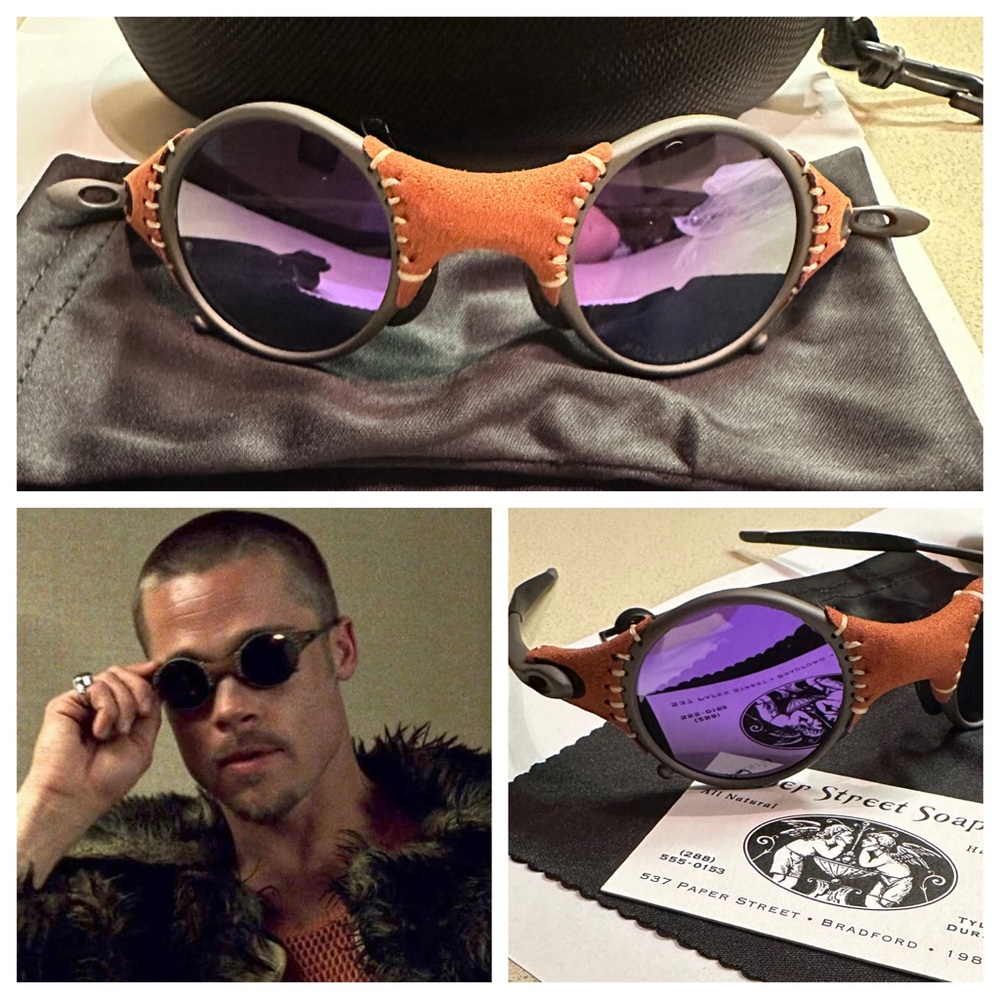 Paperstreetshade Fight Club Tyler Durden NEW Oliver Peoples 523 Mars Brad Pitt